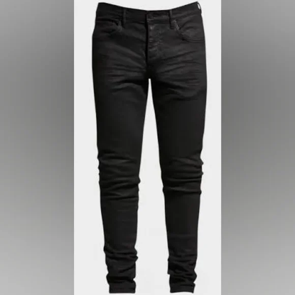 NWOT RAW WAXED & COATED BLACK JOHN ELLIOTT CAST 2 32W JEANS RARE COATING NWOT